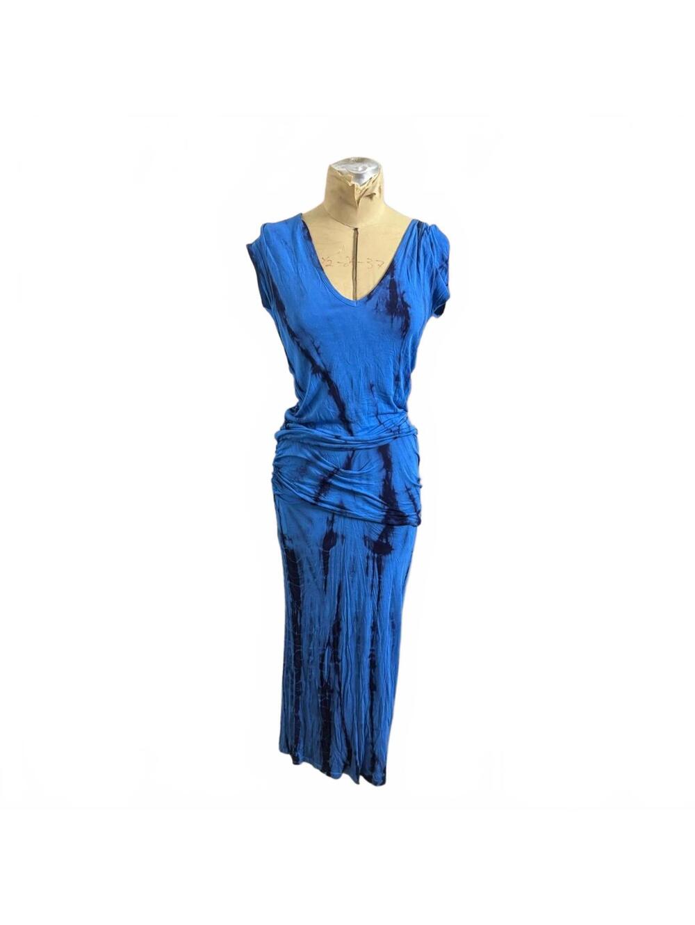 Young Fabulous & Broke Blue Tie-Dye Maxi Dress